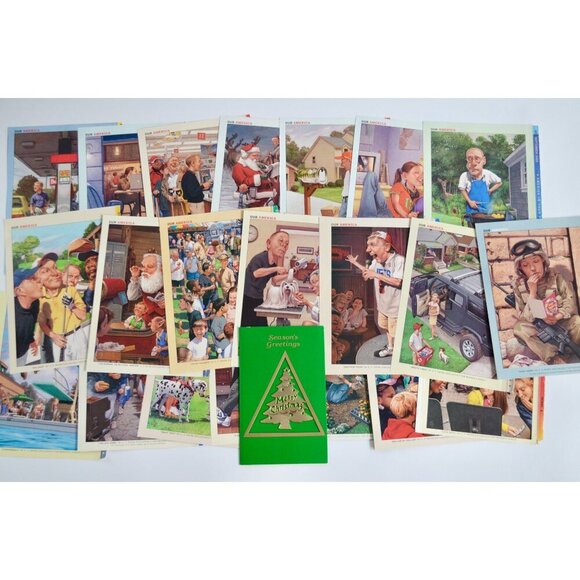 Lot Vintage Reader's Digest "Our America" In Your Pocket Page Cutouts & Ornament - Picture 3 of 5